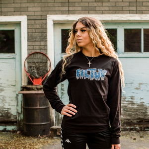 Filthy Royal Long Sleeve Shirt (blk/blu)