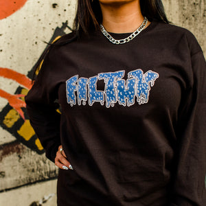 Filthy Royal Long Sleeve Shirt (blk/blu)