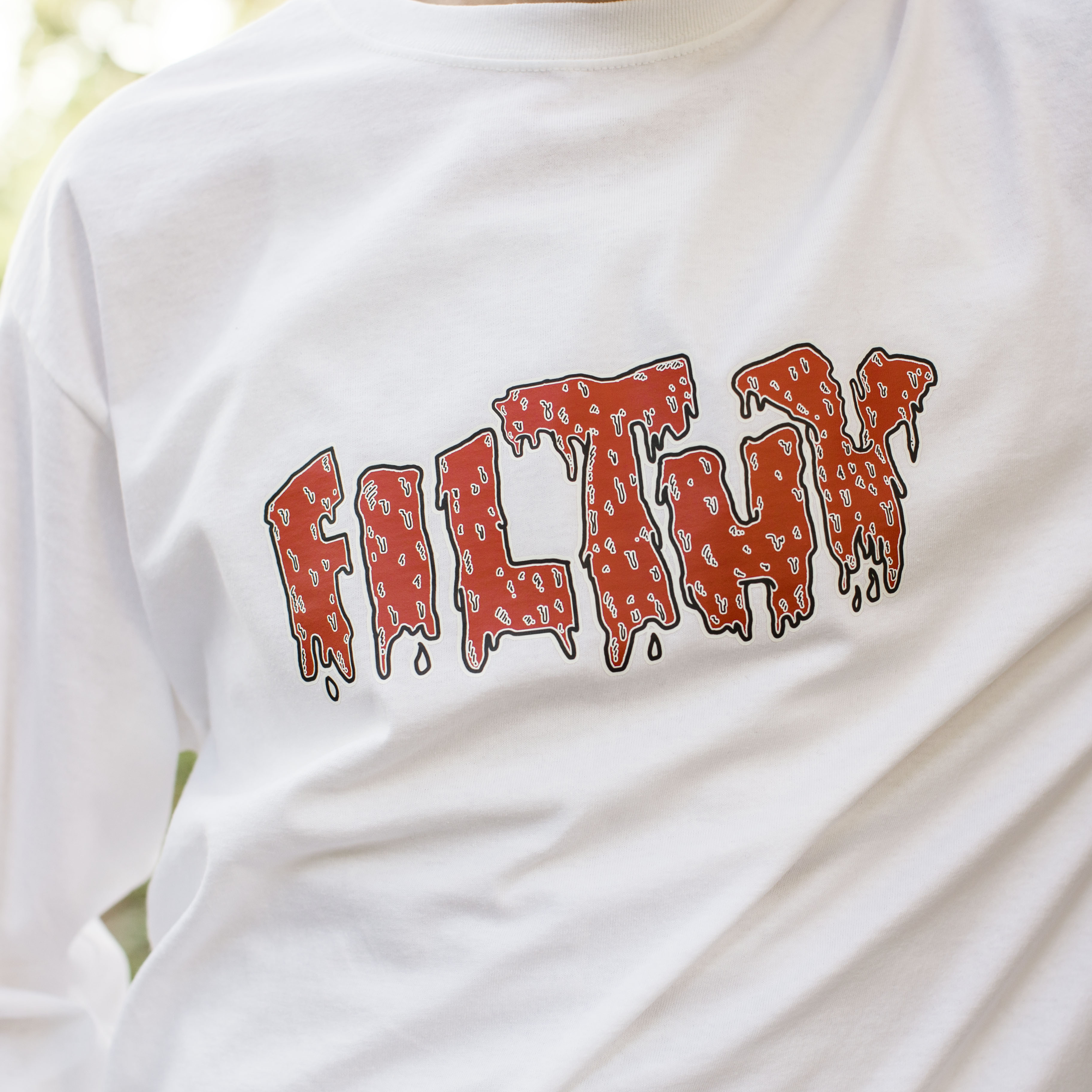 Filthy Raging Bull Long Sleeve Shirt (wht/red)