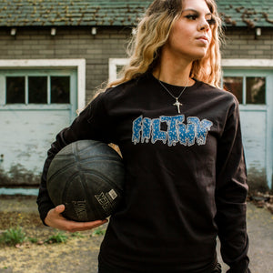 Filthy Royal Long Sleeve Shirt (blk/blu)